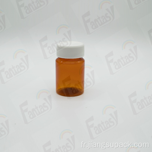 Bouteilles en plastique de bouteilles de pilule de comprimés bouteille ronde bouteille de capsule